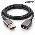 Uaeoyer™ Braided USB-A Male-to-Female Extension Cable