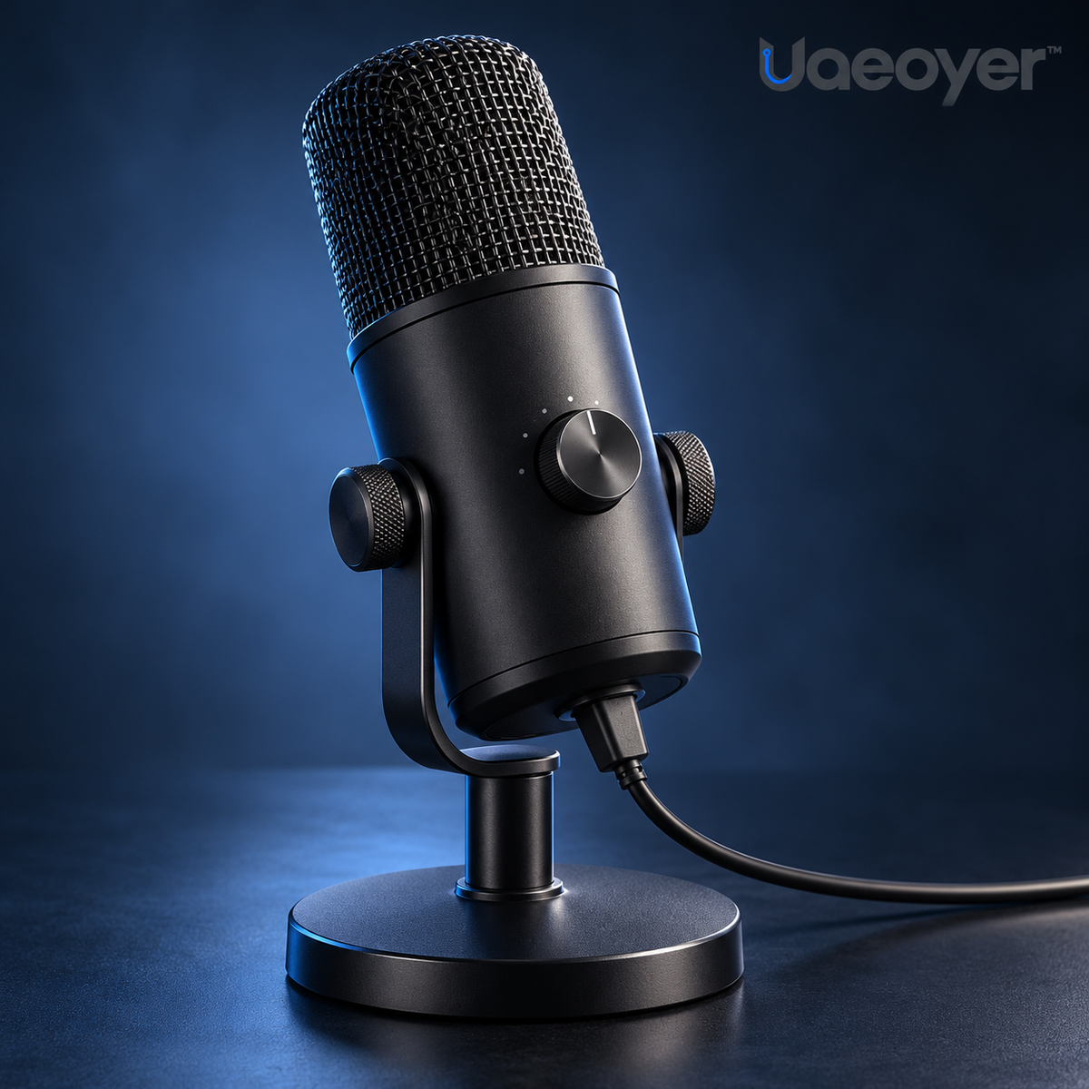 Uaeoyer™ USB Desktop Microphone with Adjustable Stand