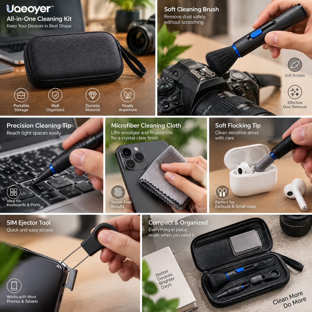 Uaeoyer™ Computer Cleaning Tool Kit with Storage Case